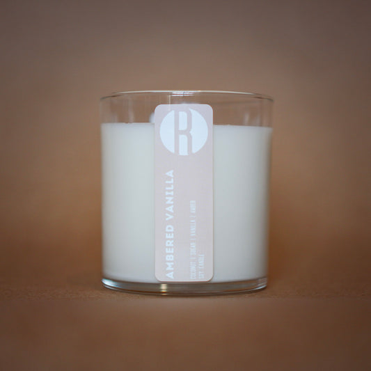 Ambered Vanilla Soy Candle & Home Fragrance