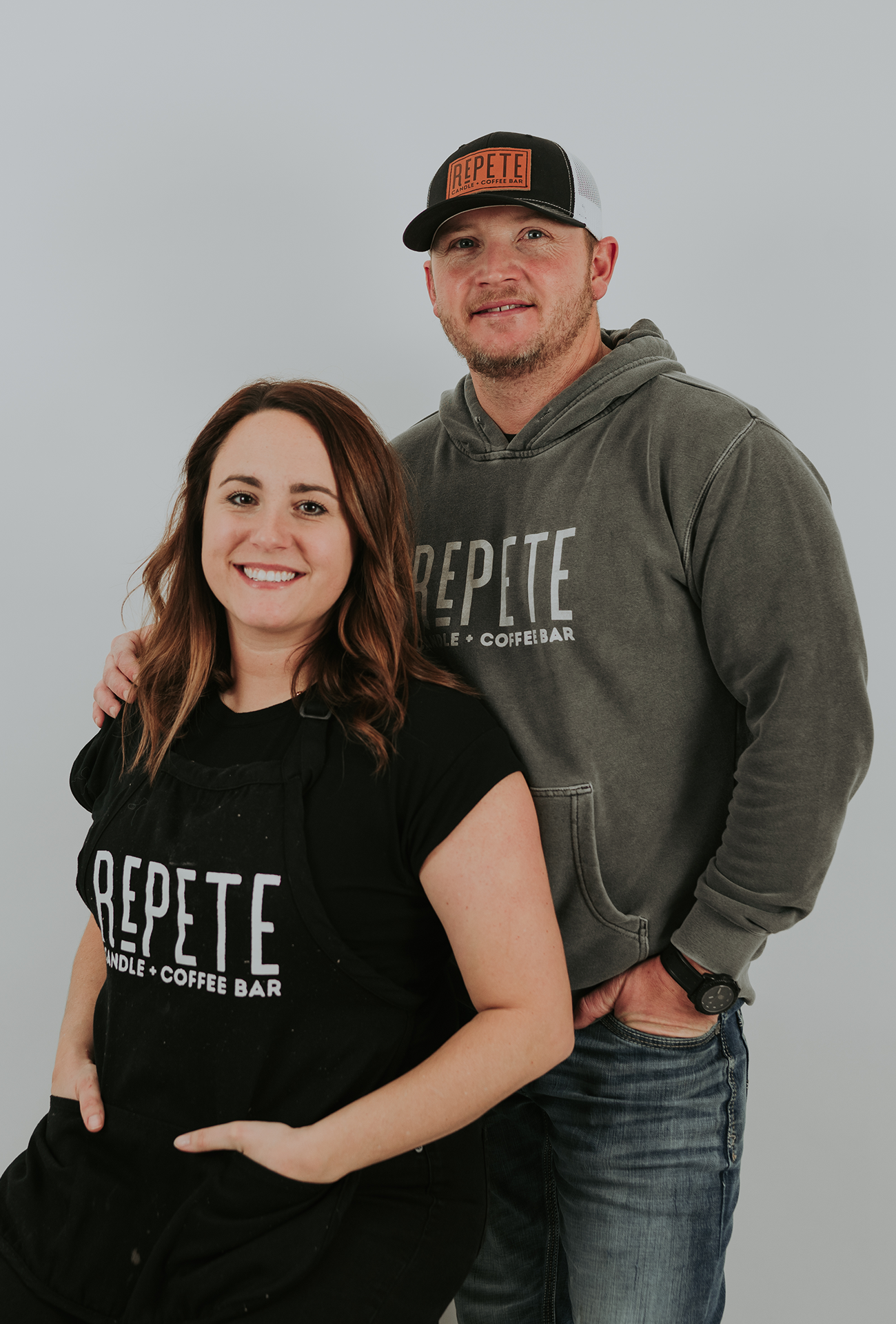 Repete candle and coffee bar owners in Warsaw, Illinois