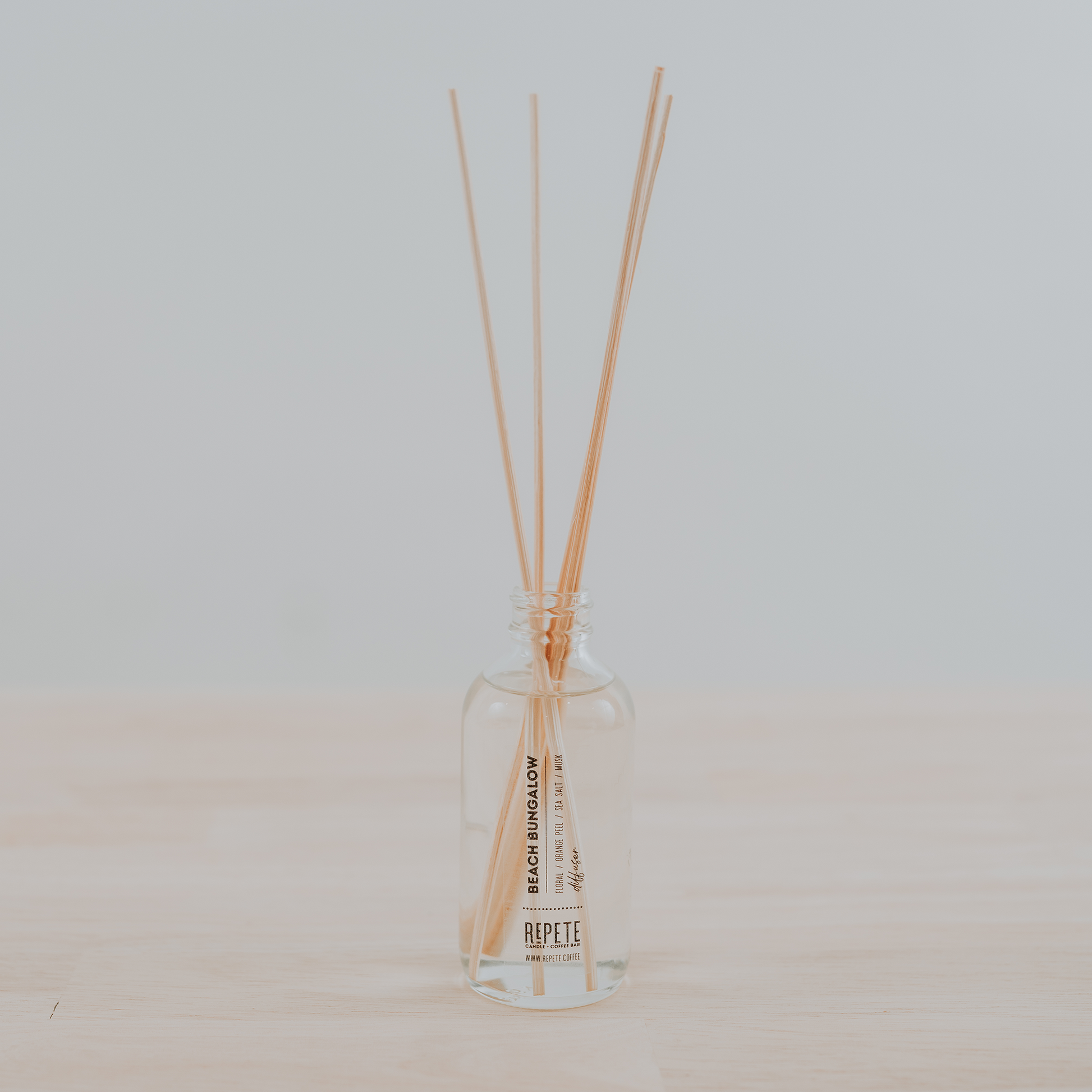 Beach bungalow diffuser at Repete Candle and Coffee Bar