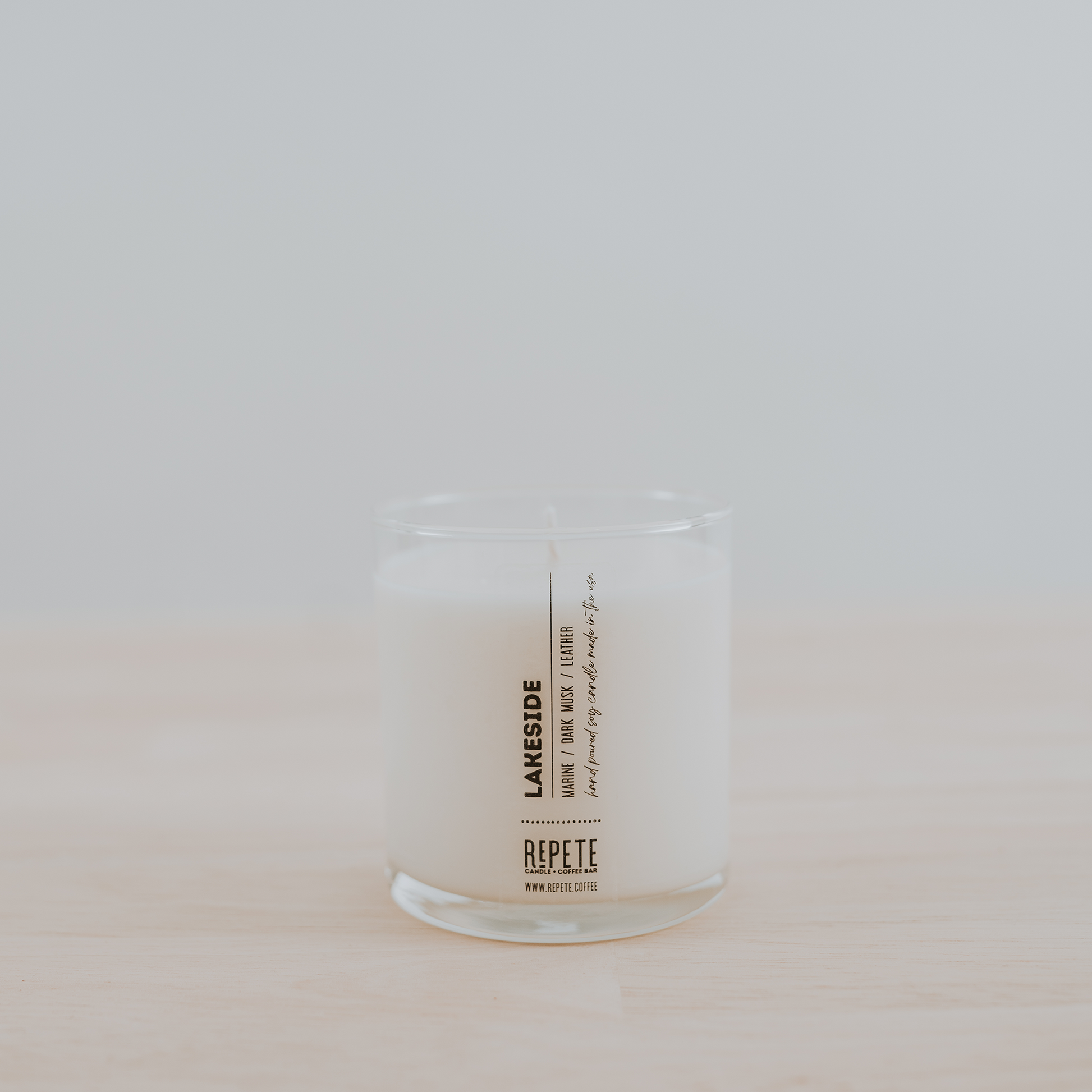 Lakeside nine ounce candle from Repete Candle and Coffee Bar