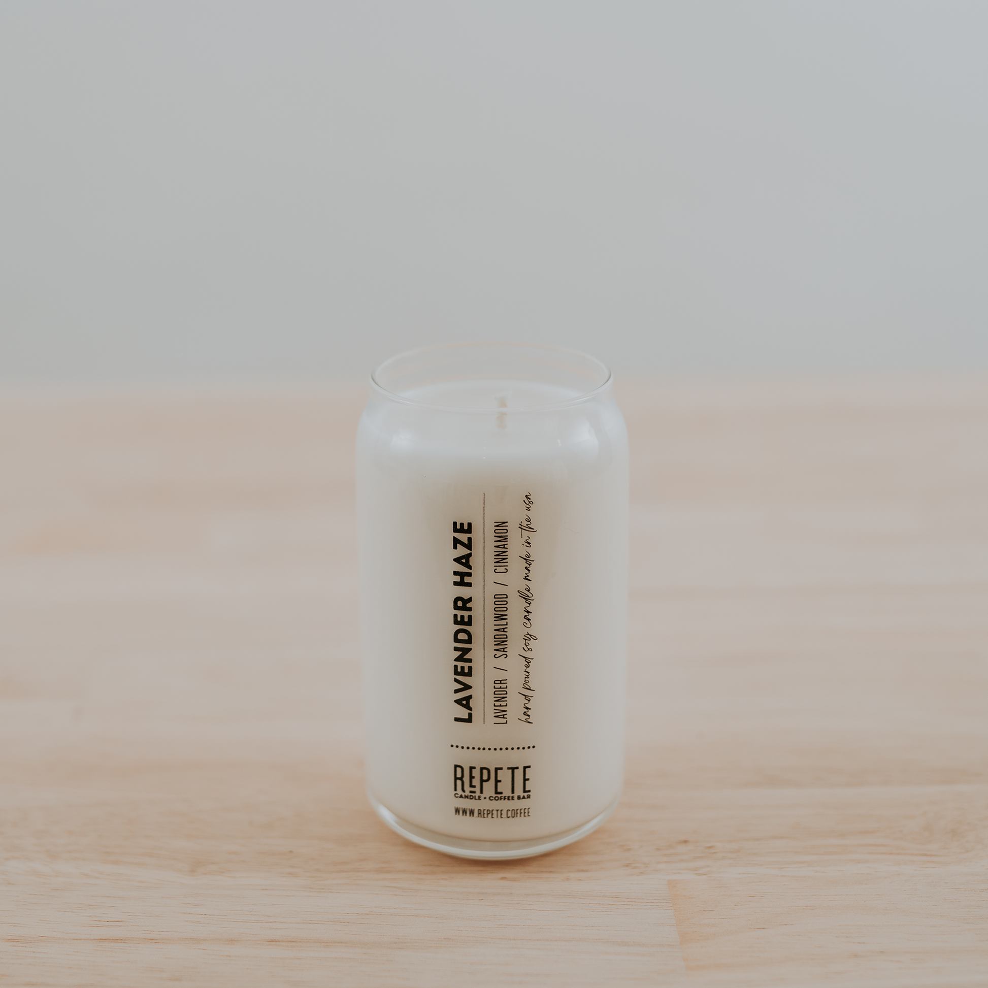 Lavender Haze bar jar from Repete Candle and Coffee Bar