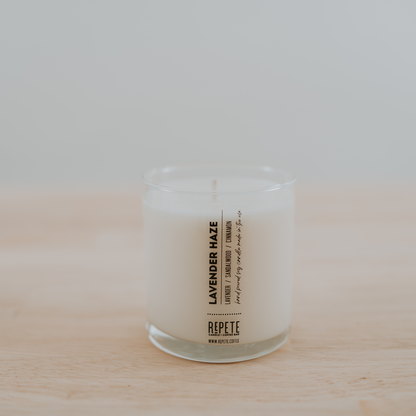 Lavender Haze nine ounce candle from Repete Candle and Coffee Bar