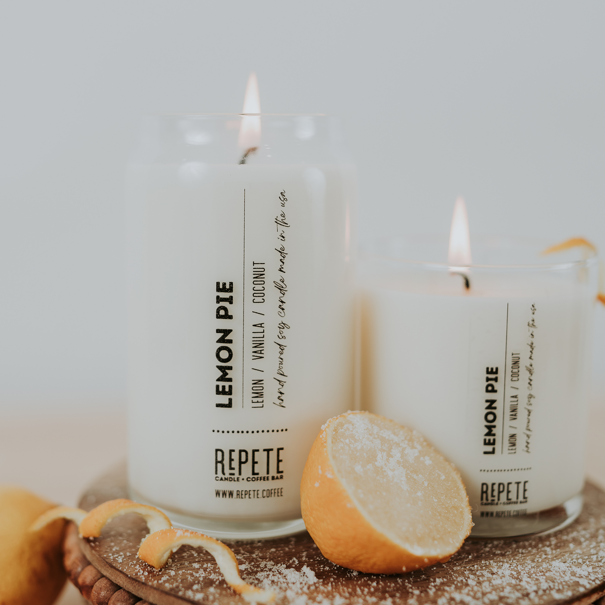 Lemon Pie candles from Repete Candle and Coffee Bar